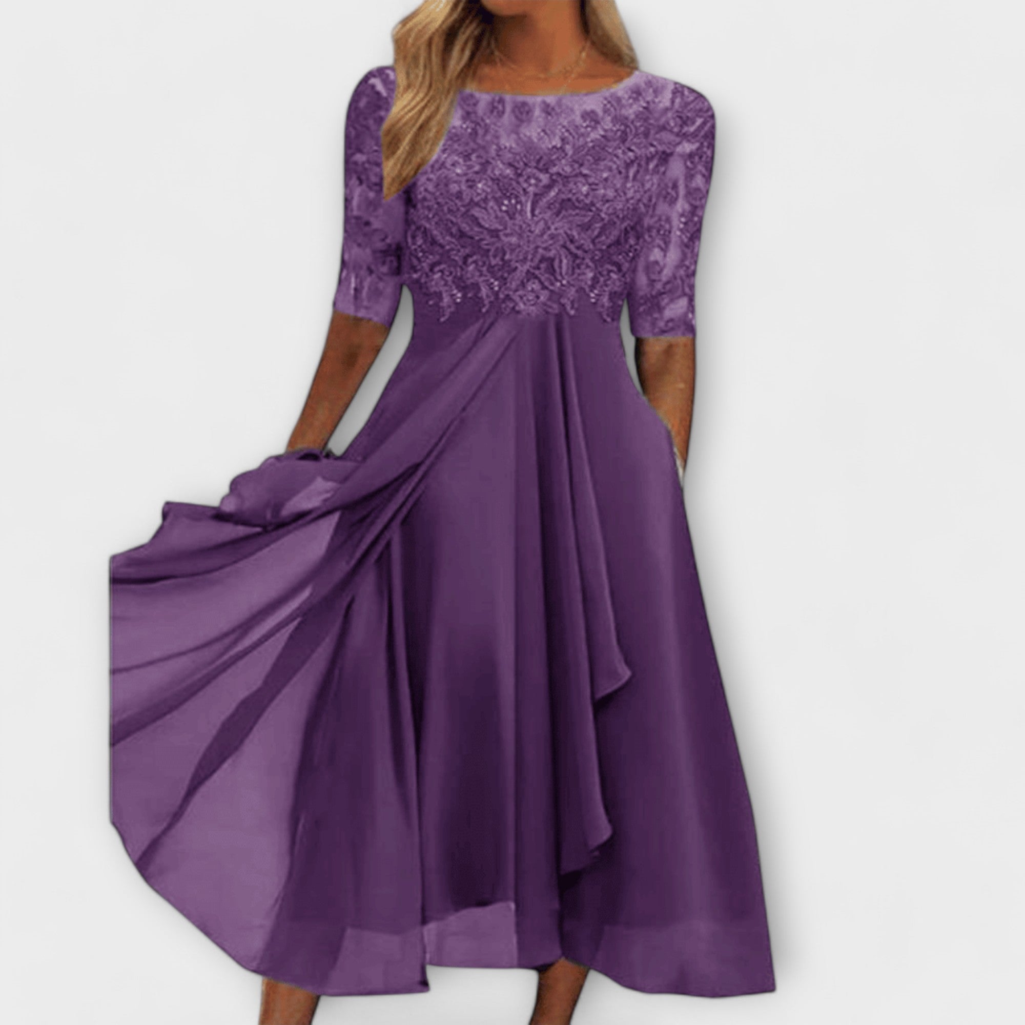 Sara – Elegante kjoler for bryllupsgjester