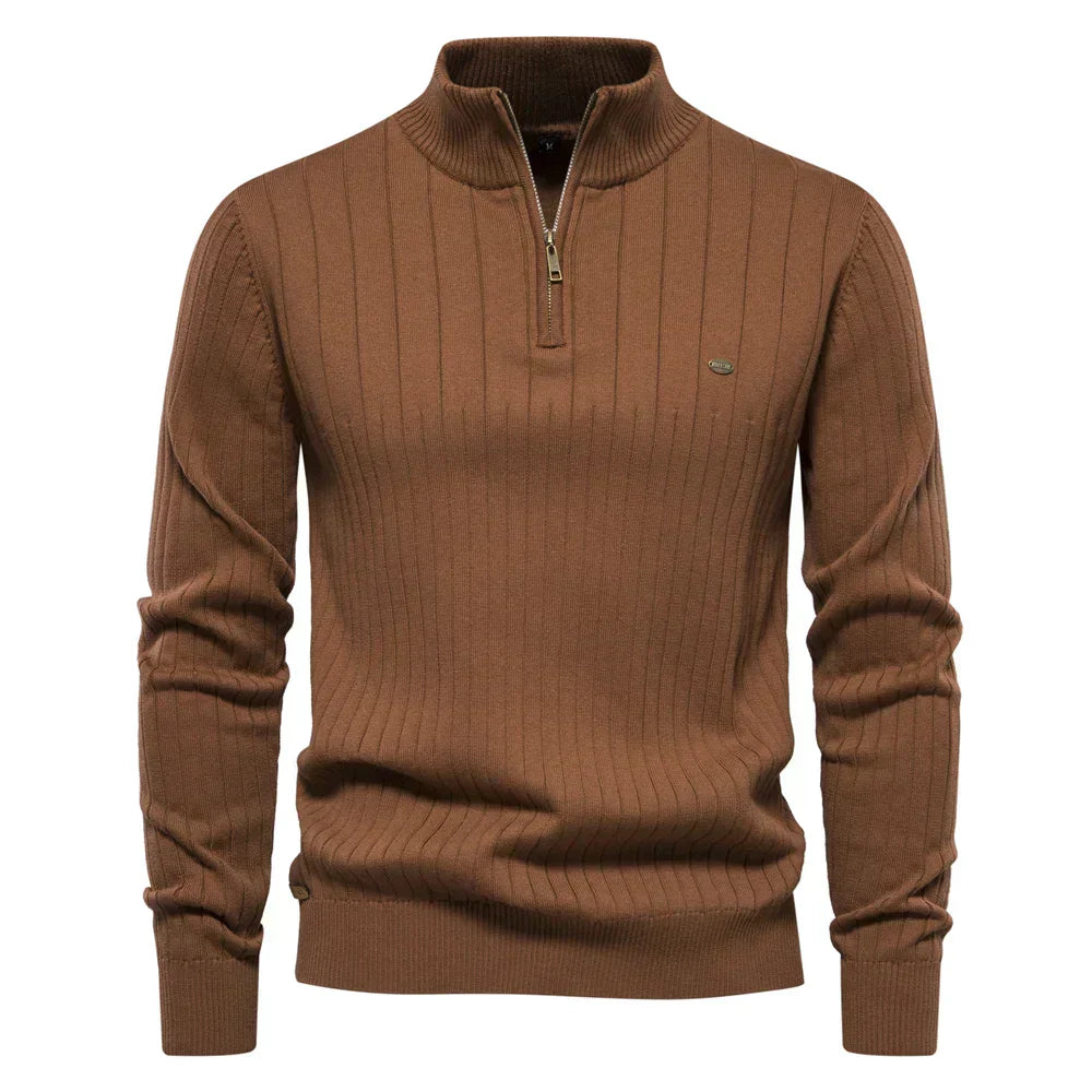 ZAAN Original – Genser Luxe med krage med glidelås