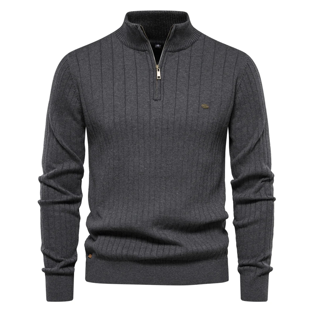 ZAAN Original – Genser Luxe med krage med glidelås