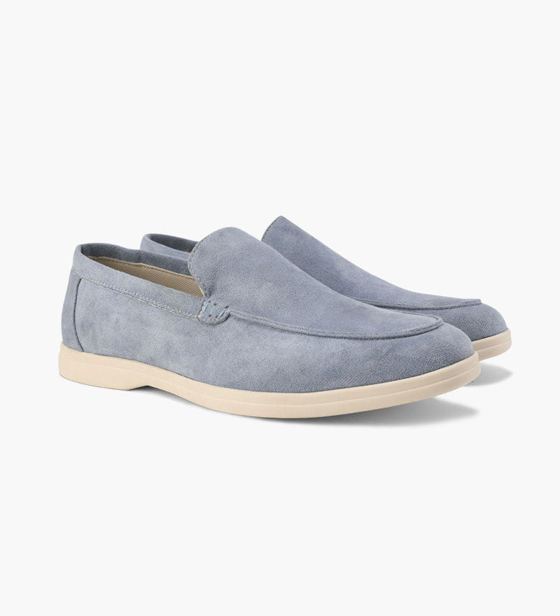 Joseph – Elegante sommermokkasiner i semsket skinn for menn