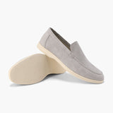 Joseph – Elegante sommermokkasiner i semsket skinn for menn