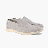 Joseph – Elegante sommermokkasiner i semsket skinn for menn