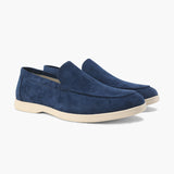 Joseph – Elegante sommermokkasiner i semsket skinn for menn