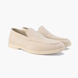 Joseph – Elegante sommermokkasiner i semsket skinn for menn