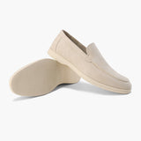 Joseph – Elegante sommermokkasiner i semsket skinn for menn