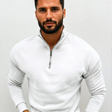 Lorenzo Bianchi – Genser for herre Luxe med glidelås kort og Style tidløs