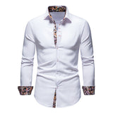 Magnus – Skjorte for herre med paisley-detaljer