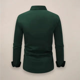 Elegant profesjonell slim fit-skjorte for herre med stretch
