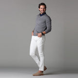 Jakob – Poloskjorte med korte ermer i slim fit og performance elegant
