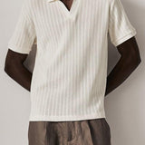 Elegant strikket poloskjorte med chic look