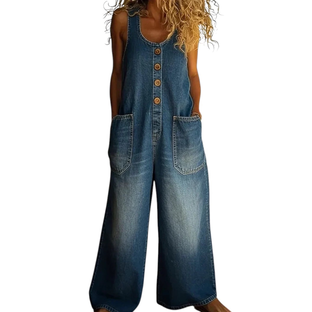 Vintage og avslappet buksedress