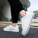 Alexander | Hvite herresneakers i skinn av høy kvalitet