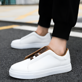 Alexander | Hvite herresneakers i skinn av høy kvalitet