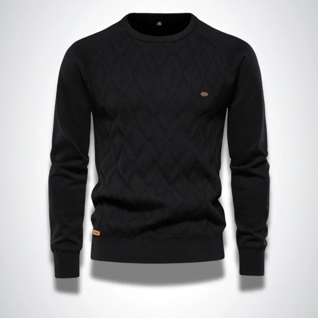 Jurre™ Elegant strikket herregenser