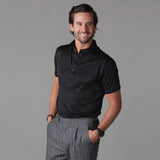 Jakob – Poloskjorte med korte ermer i slim fit og performance elegant