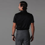 Jakob – Poloskjorte med korte ermer i slim fit og performance elegant