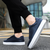 Alexander | Hvite herresneakers i skinn av høy kvalitet