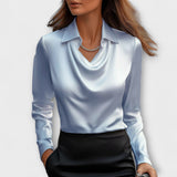 Marianne – Skinnende bluse