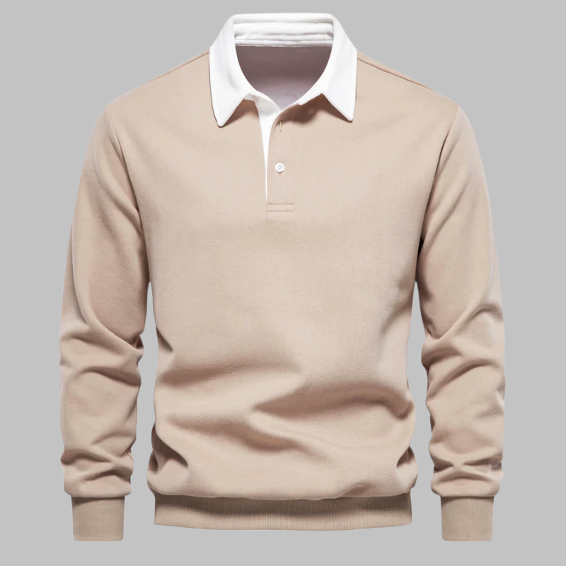Cornelis™ genser klassisk for herre med krage poloskjorte