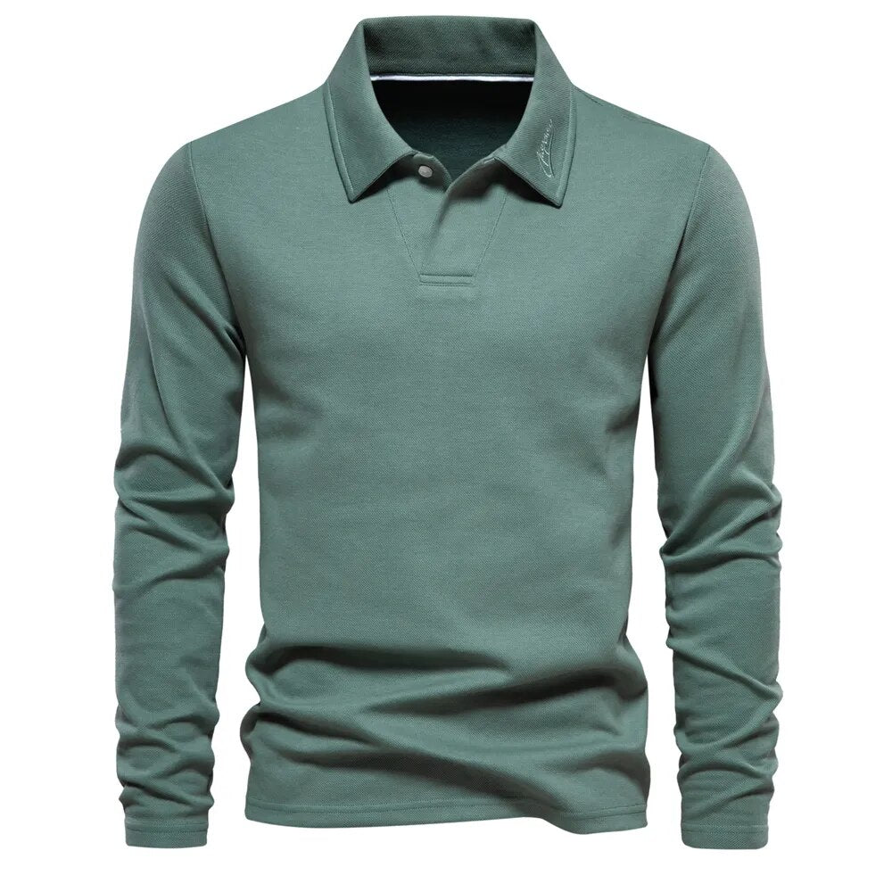 Alonso™ genser poloskjorte chic og varm