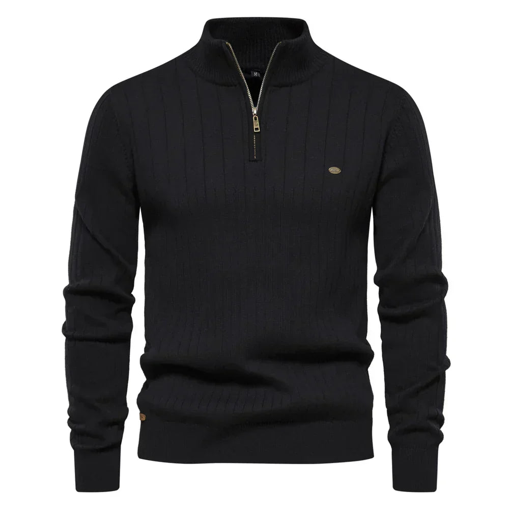 ZAAN Original – Genser Luxe med krage med glidelås