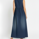 Karen – Maxikjole i denim Vintage myk og vasket