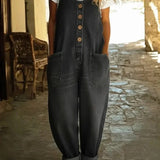 Rut – Buksedress i denim vintagevasket i bomull