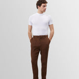 Joakim – T-skjorte hvit klassisk slim fit for herre
