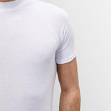 Joakim – T-skjorte hvit klassisk slim fit for herre