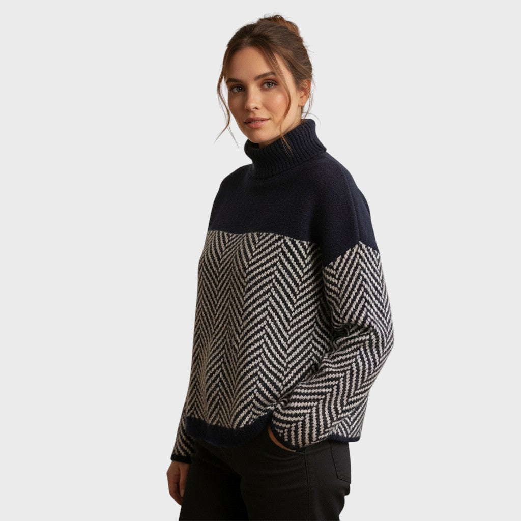 Terese – Genser med høy hals