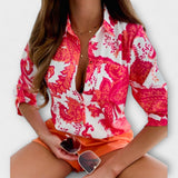 Filippa – Bluse med klassisk krage