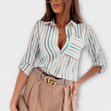 Filippa – Bluse med klassisk krage